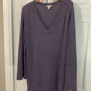 Cato L purple sweater tunic